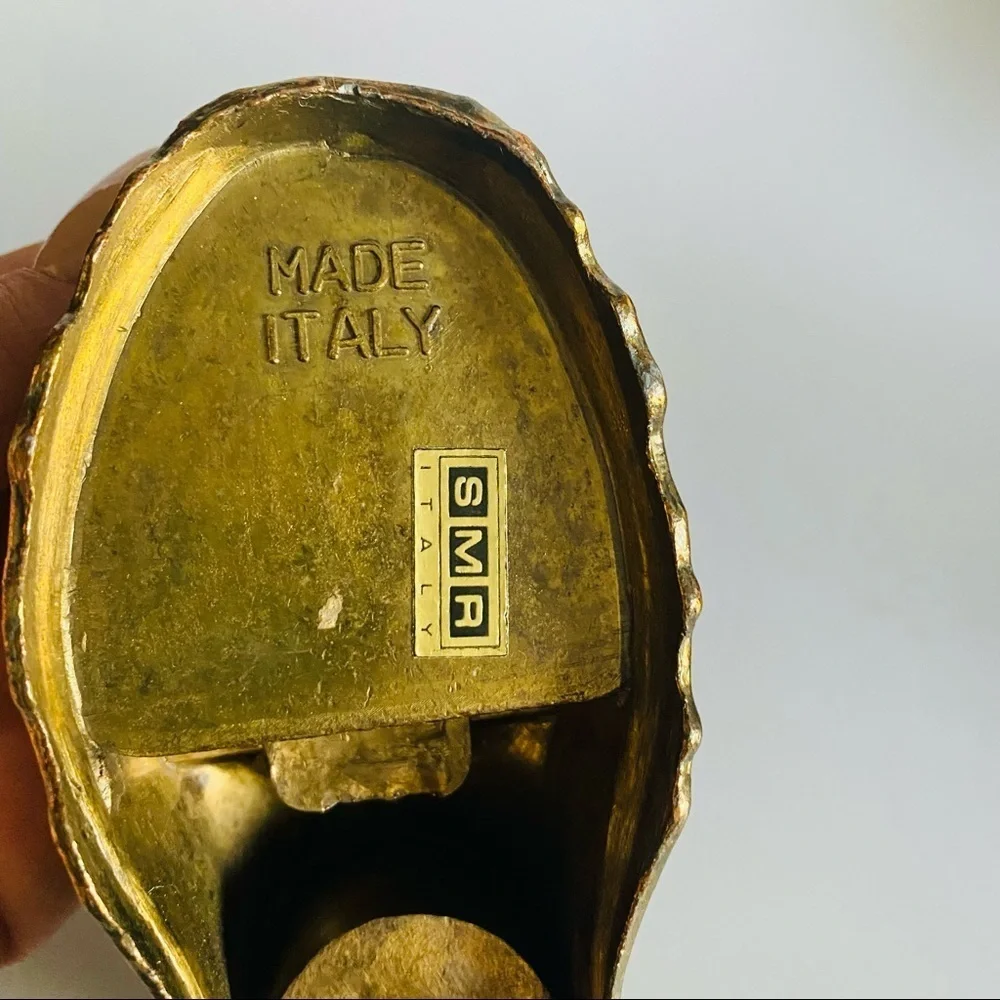 Mid-Century Italian Brass Boot Ashtray